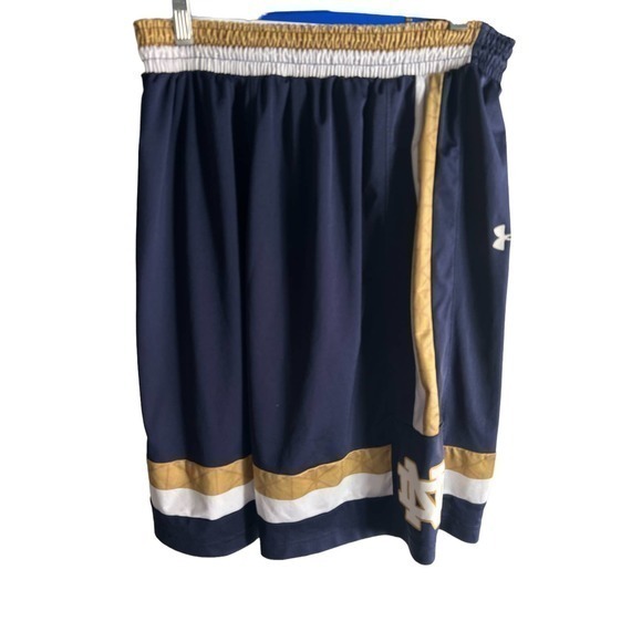 Under Armour Notre Dame Fighting Irish NCAA Shorts‎ Authentic Mens MD - Picture 1 of 6